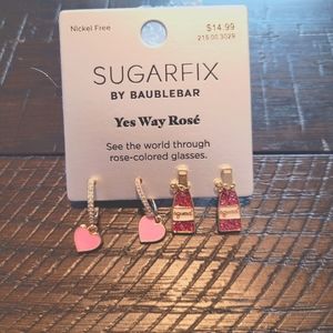 Baublebar Wine and Hearts Earrings